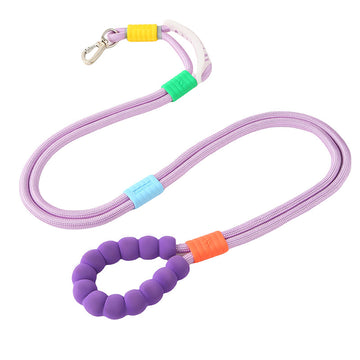 Hands free dog leash purple bubblegrip